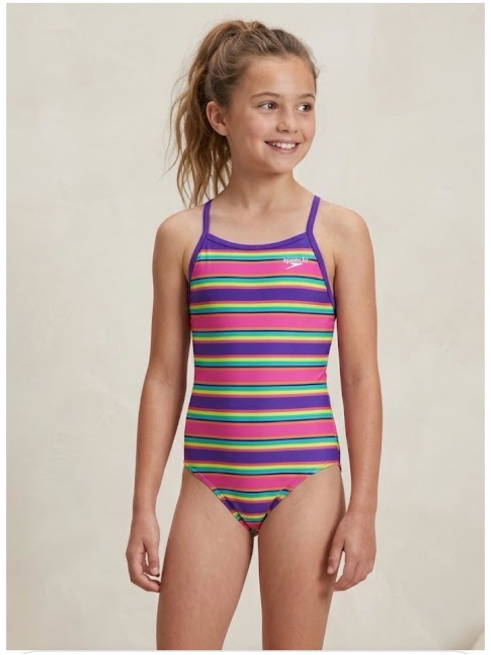 Speedo Girls Swimsuit Youth Size M/10